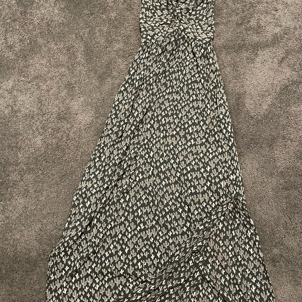 Miami Black and White Maxi Dress